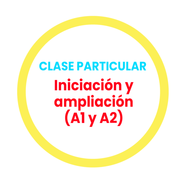 Clase Particular iniciación y ampliación